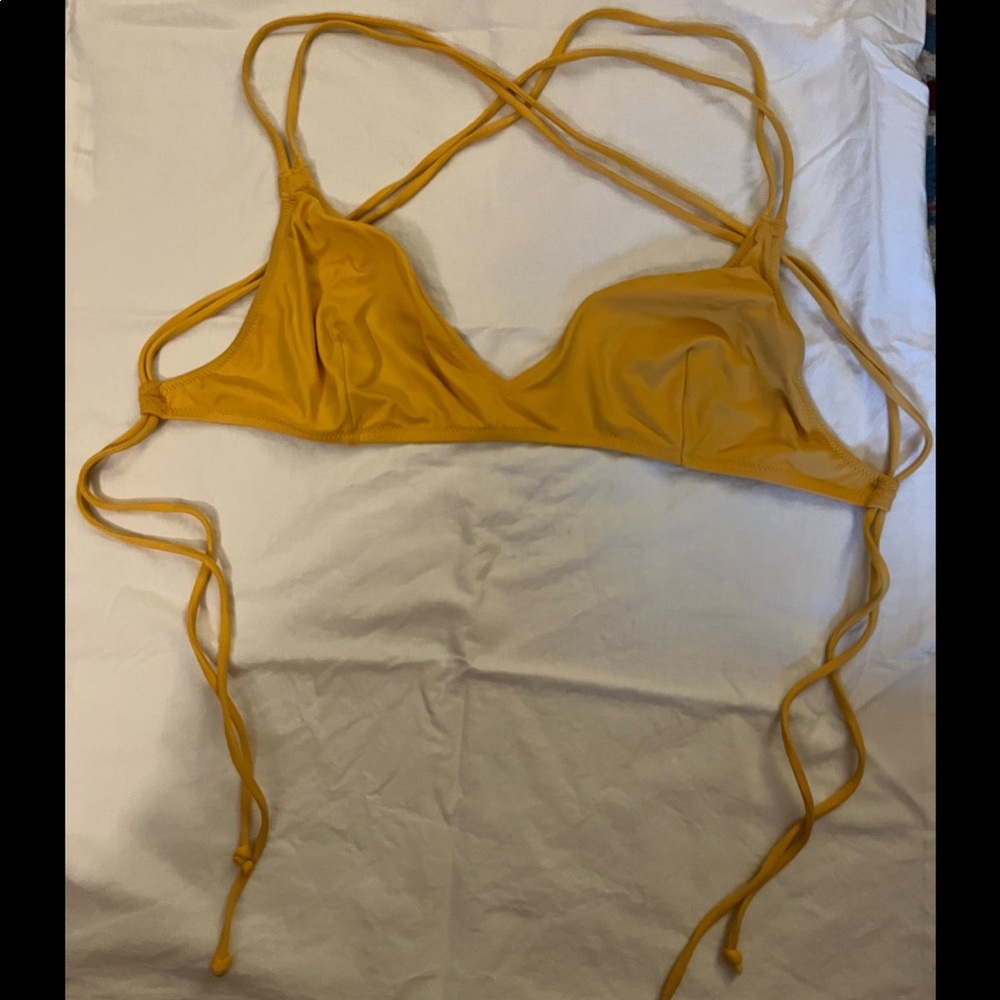 J Crew adjustable racer back Bikini top